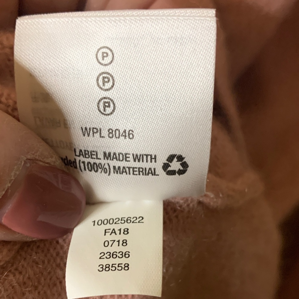 Charter Club Cashmere Crewneck Sweater in Dusty Pink - Picture 4 of 7